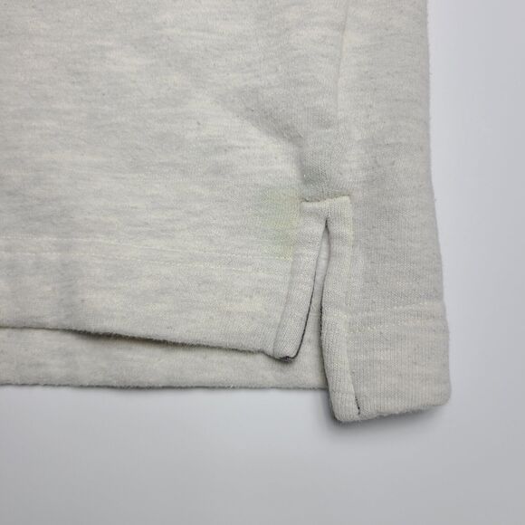 Vintage 90s Guess Jeans Pullover Sweatshirt Embroidered Logo Grey Men's Large - Picture 5 of 9